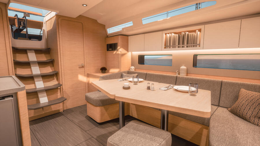 Dufour 39 Segelyacht innen Dufour 39 Segelyacht innen